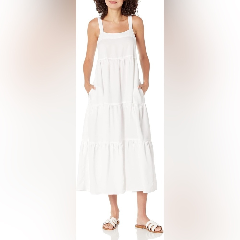 The Drop Britt Tiered Maxi Tent Dress